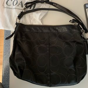 Coach Black hobo bag